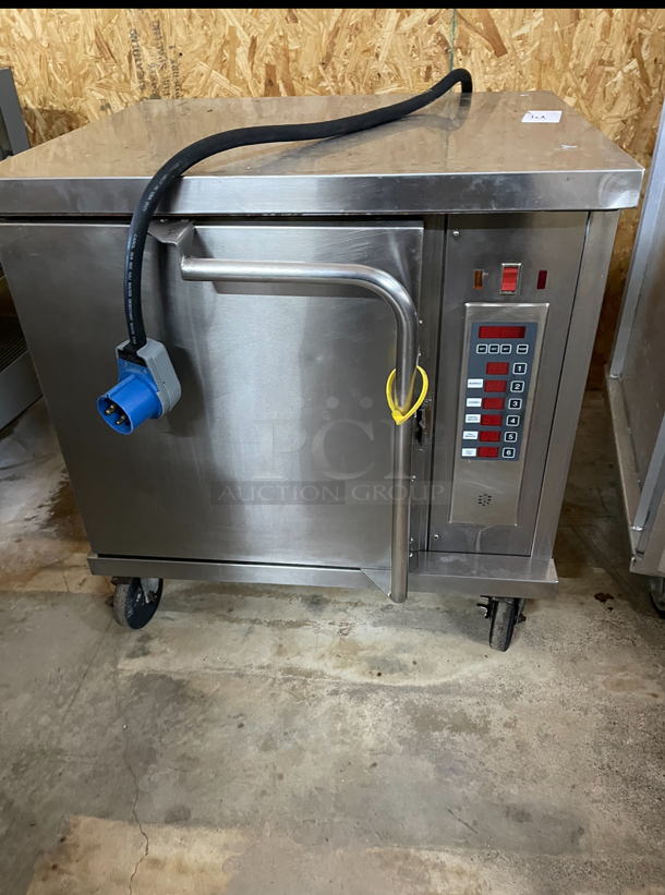 Half Size Electric Oven Wells On casters 220 V 3 ph