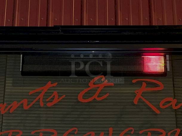 CUSTOMIZABLE! Scrolling LED Sign. Works Perfect.  - Image 2 of 3