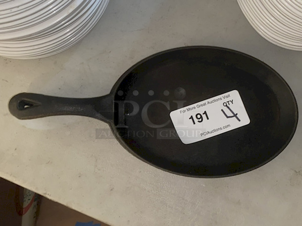 Cast Iron Fajita Skillets. 4x Your Bid - Image 2 of 2