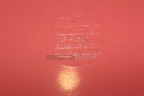 AWESOME! G.E.T OP-135-RO Diamond Mardi Gras 13 1/2" x 10 1/4" Rio Orange Oval Melamine Platter.

5x Your Bid
 - Image 5 of 5