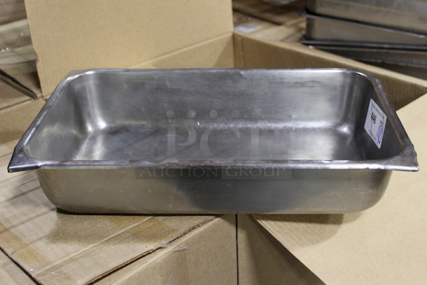 NICE! 4" Deep Stainless Steel Full Size Hotel Pans. 20-3/4x12-3/4x2-1/2 10x Your Bid - Image 5 of 5