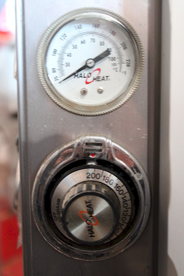 Alto Shaam 500-PH/GD Halo Heat® Pizza Holding Cabinet, (1) glass door, on/off power switch, adjustable thermostat, 120v. In Working Order When Last Used.23-1/4" x 20-3/4" x 30-7/8"  - Image 5 of 6