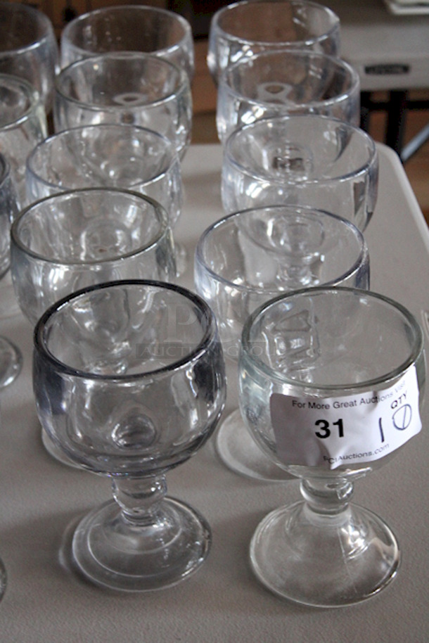LIKE NEW! Schooner Glasses, Perfect For: Seafood Cocktail, Beer, Margaritas, Michelada, Fish Bowl, Variable Use Glass, Very Thick Glass. 10x Your Bid - Image 5 of 5