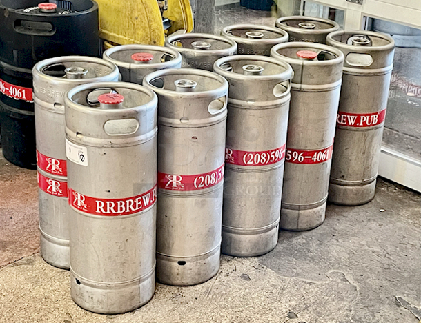 AWESOME!! (10) 1/6 Barrel Stainless Steel Kegs. 

10x Your Bid - Image 3 of 3