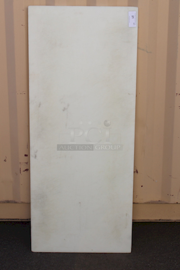 THICK! White Cutting Board 69x29x1 - Image 2 of 2