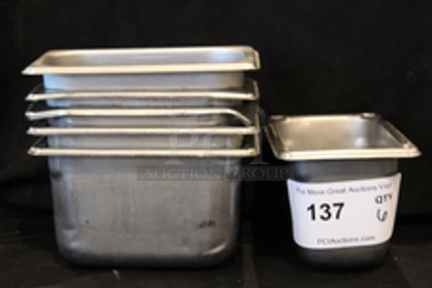 Vollrath Stainless 1/9 Pans, 4” Deep
4-1/4x6-1/4x4
6x Your Bid
 - Image 2 of 4
