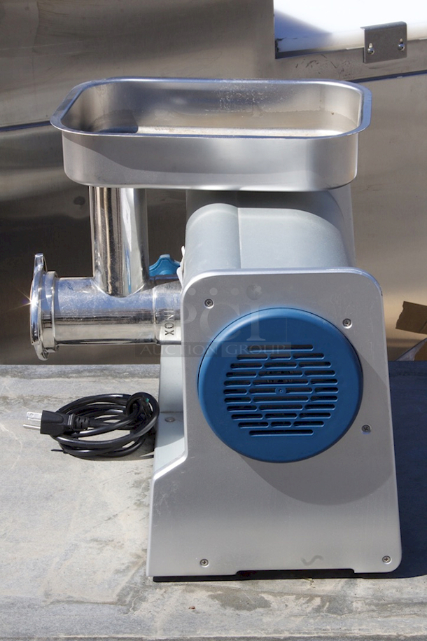 BRAND NEW SCRATCH & DENT! Edlund Edvantage EDVG-12SS #12 Electric Meat Grinder With Stainless Steel Components - 120V; 1/2 hp - Cord Needs To Be Re-Attached.  - Image 5 of 10