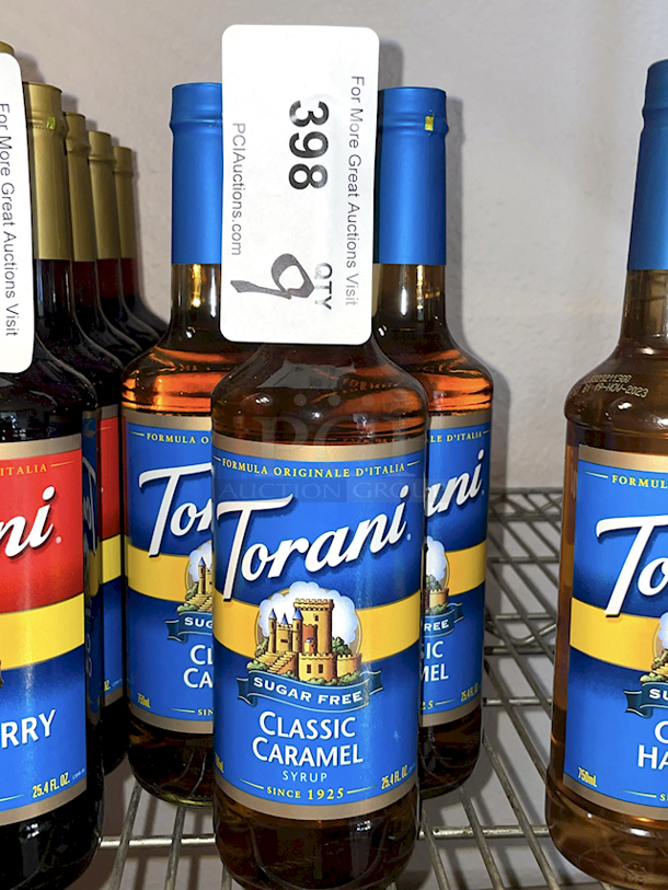 Torani Classic Caramel Sugar Free Syrup Bottles, 25oz. 9x Your Bid - Image 1 of 1