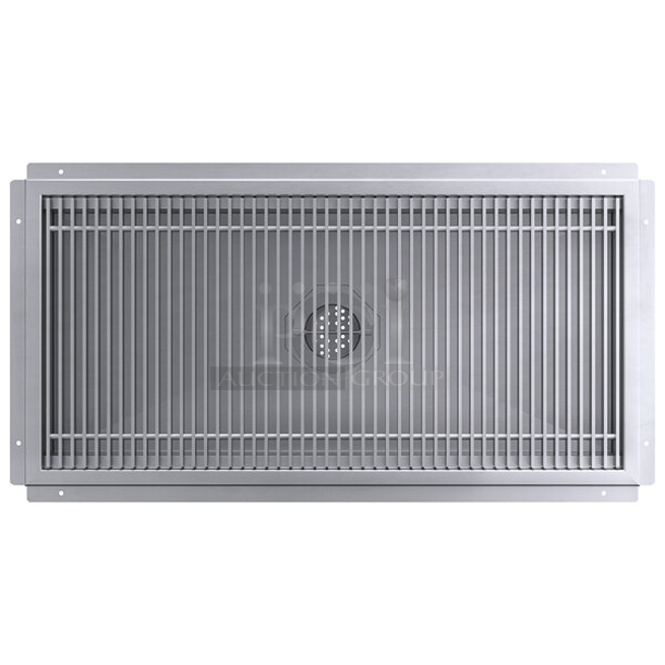 BRAND NEW SCRATCH & DENT! Regency 18" x 36" 14-Gauge Stainless Steel Floor Trough with Grate. In The Original Box. 
 - Image 5 of 9