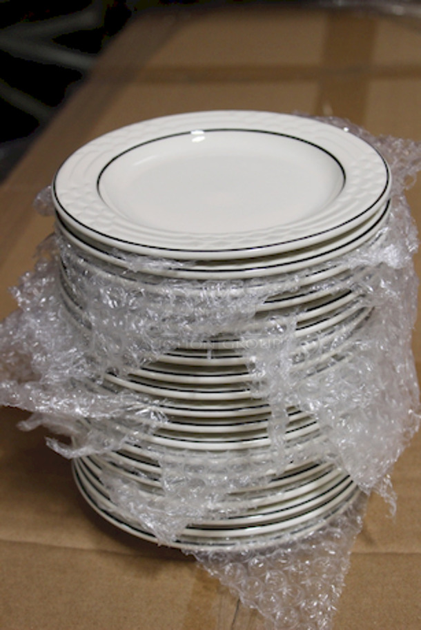 AMAZING! New Sterling China 21 Bread And Butter Dishes, 6-1/4". 10x Your bid - Image 2 of 3