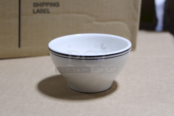 NEW! Syracuse China 9003680 Cascade 7 oz. Bouillon, Ebony Swirl, 3-1/4" 114x Your Bid. - Image 4 of 4