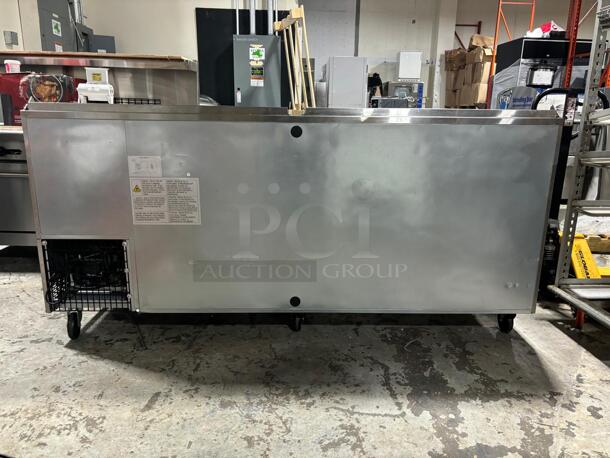DUKERS Chef AAA - DPP90-12-S3, Commercial 90" 12 Pan Pizza Prep Table Refrigerator - Image 3 of 6