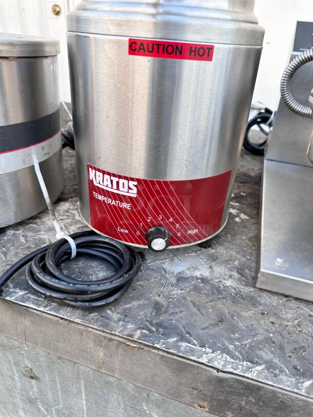Kratos 29M-009 Commercial Electric Nacho Cheese Dispenser with Pump 115 Volt Tested and Working - Image 6 of 6