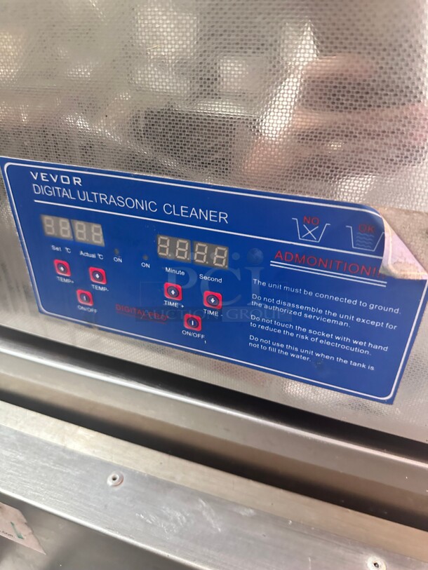 New VEVOR 30L Ultrasonic Cleaner 28/40khz Dual Frequency Professional Ultrasonic Parts Cleaner with Heater Timer for Parts  Instruments Cleaning 115 Volt - Image 5 of 7