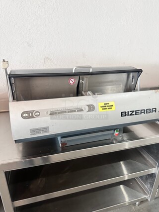 BIZERBA BRS 38 VARIABLE COMMERCIAL THICKNESS BREAD SLICER 120 Volt Working