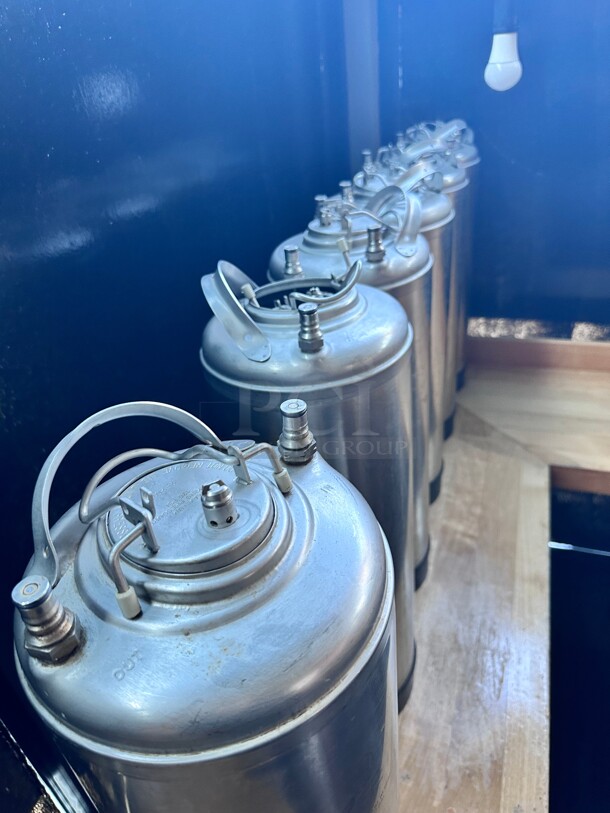 NSF APPROVED 5 GALLON HOME BREW BALL LOCK KEG WITH STRAP HANDLE - Image 7 of 8