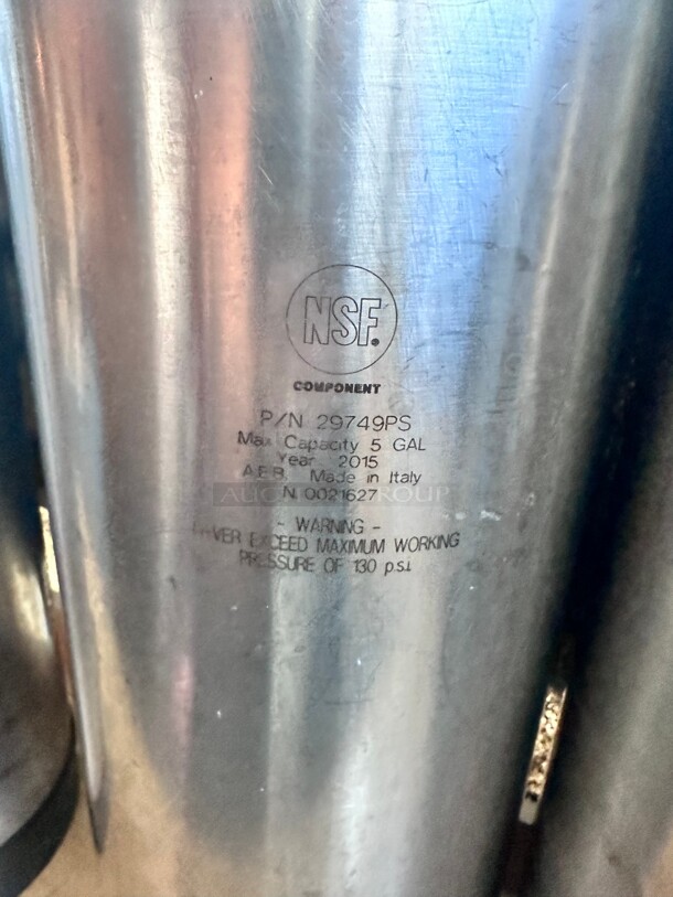 NSF APPROVED 5 GALLON HOME BREW BALL LOCK KEG WITH STRAP HANDLE - Image 8 of 8