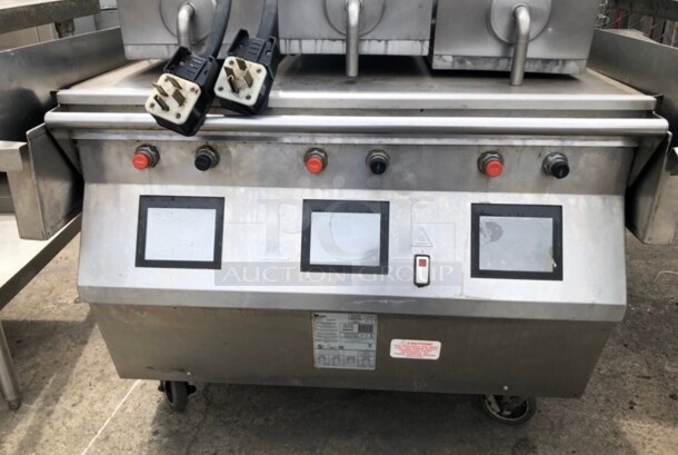 Taylor L-811 3 Platen Burger Grill Clam Shell 220 Volt 3 Phase  - Image 9 of 9
