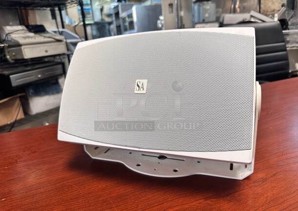 Sound Advance FMS660W 6-1/2" 70/100V 8 Ohm 2-Way Indoor/Outdoor Speaker Pair White - Image 5 of 9