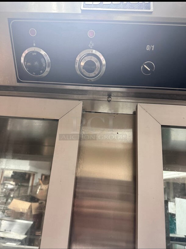 Late Model Doyon E236R Roll-In Proofer For 2 Single Racks, 2 Glass Sections 220 Volt - Image 5 of 9