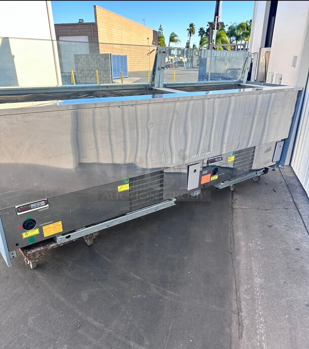Late Model Gelo Standard 120 Inch SCACCO MATTO Ice Cream Show Case 220 Volt Working - Image 8 of 9