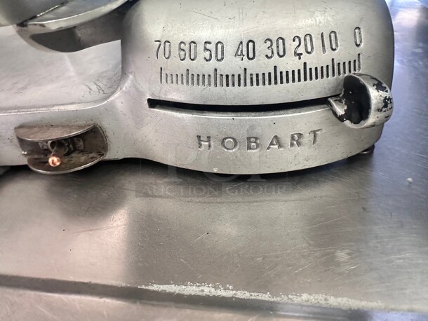 Hobart Commercial Meat Cheese Slicer 115 Volt Working - Image 6 of 6