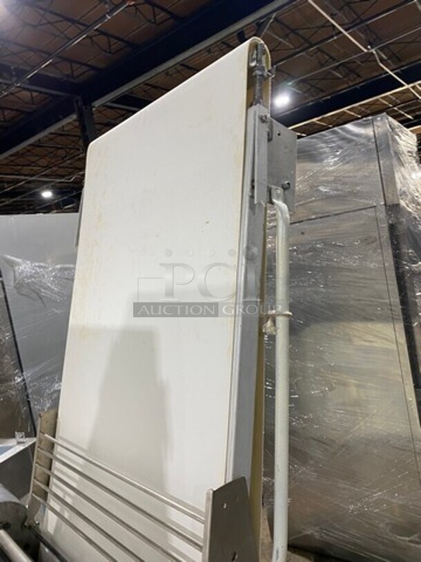 Rondo Seewer Commercial Floor Style Reversible Dough Sheeter! Stainless Steel Body! Model: SYN603 208V 3 Phase! SN: DC197AJ 120V - Image 6 of 8