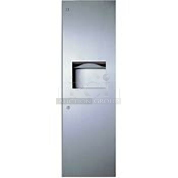 One NEW Bobrick Paper Towel Dispenser/Waste Receptacle. #B39003 - Image 1 of 1