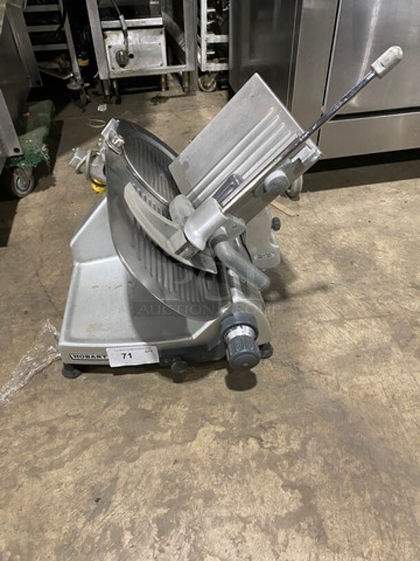 Hobart Commercial Countertop Deli/ Meat Slicer! All Stainless Steel! Model: 2812 SN: 561172365 120V 60HZ 1 Phase - Image 1 of 10