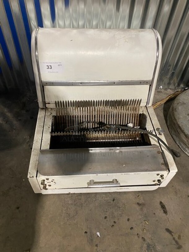 U.S Slicing Machine Commercial Countertop Bread Loaf Slicer! Model: MB SN: 508MB2917 115V 60HZ 1 Phase - Image 1 of 8