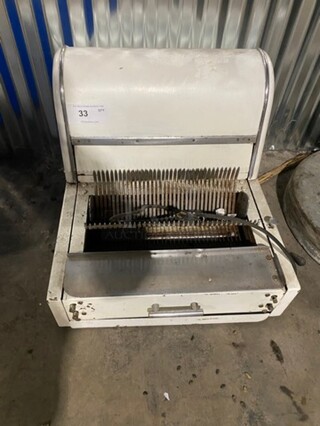 U.S Slicing Machine Commercial Countertop Bread Loaf Slicer! Model: MB SN: 508MB2917 115V 60HZ 1 Phase