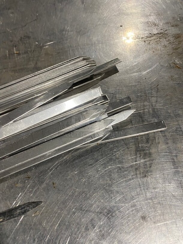 ALL ONE MONEY! Stainless Steel Skewers! - Image 2 of 6