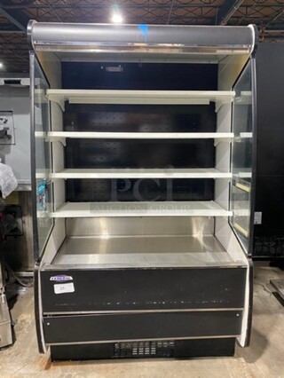 Federal Industries Commercial Refrigerated Grab-N-Go Open Case Merchandiser! Model: RSSM478SC SN: 050922358291 120/208/240V 60HZ 1 Phase