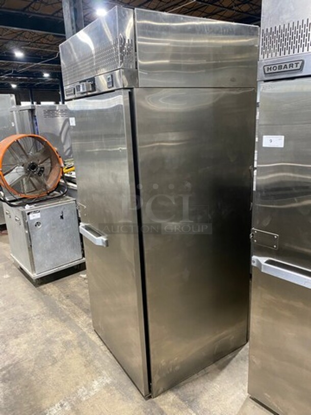 WOW! NEW! Hobart Commercial Electric Powered Single Door Roll In Rack Proofer/ Warmer Holder/ Hot Food Storage! Solid Stainless Steel! Model: QESADHL SN: 321068377 120/208V 60HZ 1 Phase - Image 3 of 10