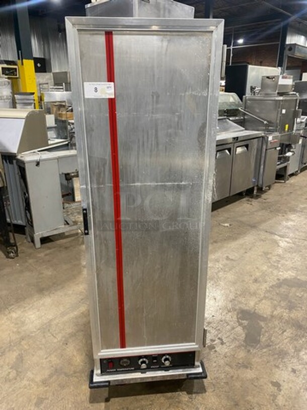 Win Holt Commercial Single Door Heated/Proofer Cabinet! Stainless Steel! On Casters! Model: NHP0836 SN: 405320001700001 115V