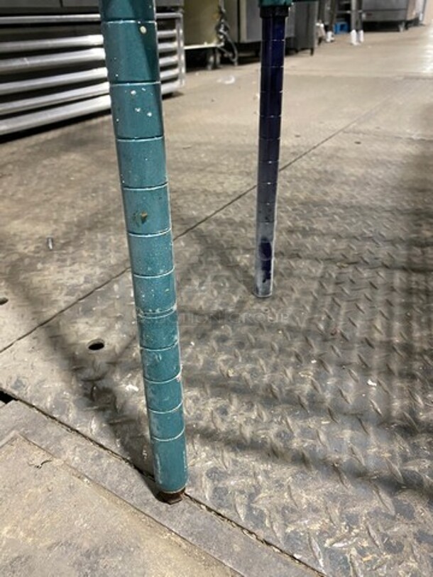 Nexel 6 Tier Shelf! On Legs! BUYER MUST DISMANTLE! PCI CANNOT DISMANTLE FOR SHIPPING! PLEASE CONSIDER FREIGHT CHARGES! - Image 6 of 7