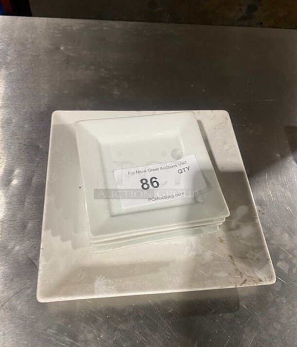 Squared Food Serving Plates! - Image 1 of 5