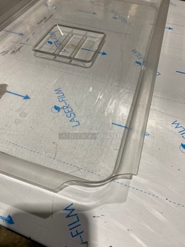 Cambro Clear Poly Food Container Lids! 5x Your Bid! - Image 4 of 6