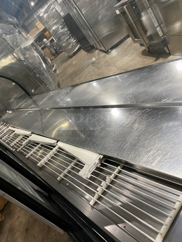 NICE! Custom Cool Commercial Refrigerated Bakery/ Deli Display Case Merchandiser! With Curved Front Glass! With Rear Access Doors! Stainless Steel Body! Model: CGD10SC SN: K0607803 115V 60HZ 1 Phase - Image 5 of 10