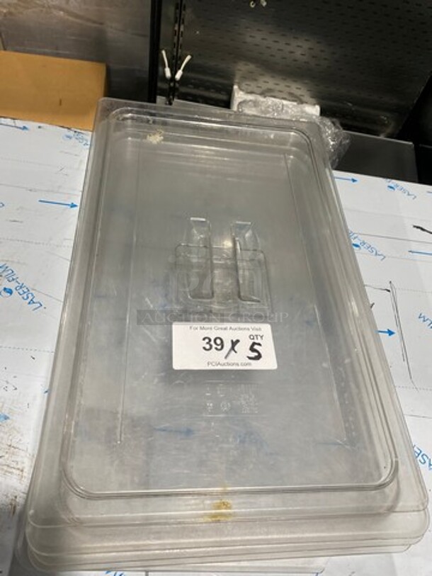 Cambro Clear Poly Food Container Lids! 5x Your Bid! - Image 6 of 6