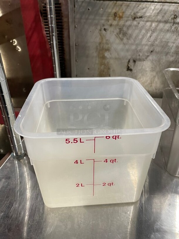 ALL ONE MONEY! Thunder Group Commercial Poly Food Measuring Bins! - Image 4 of 4