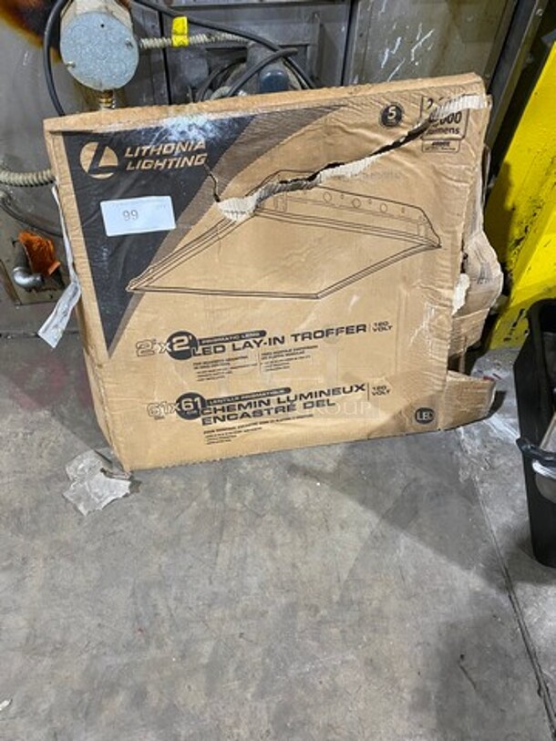 Lithonia Lighting LED Lay In Troffer! 120V - Image 1 of 2