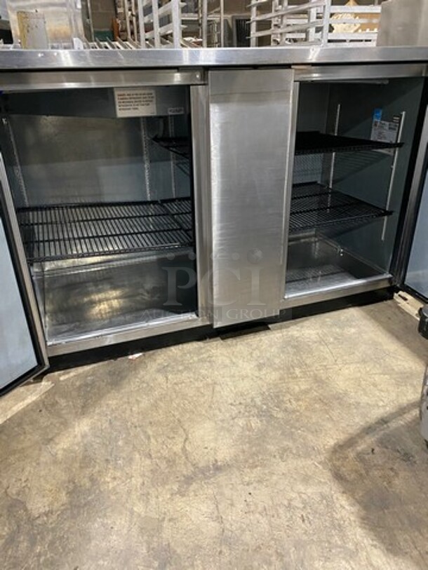 True Commercial 2 Door Bar Back Cooler! With Solid Doors! All Stainless Steel! Model: TBB3SHC SN: 9311069 115V 60HZ 1 Phase - Image 5 of 8