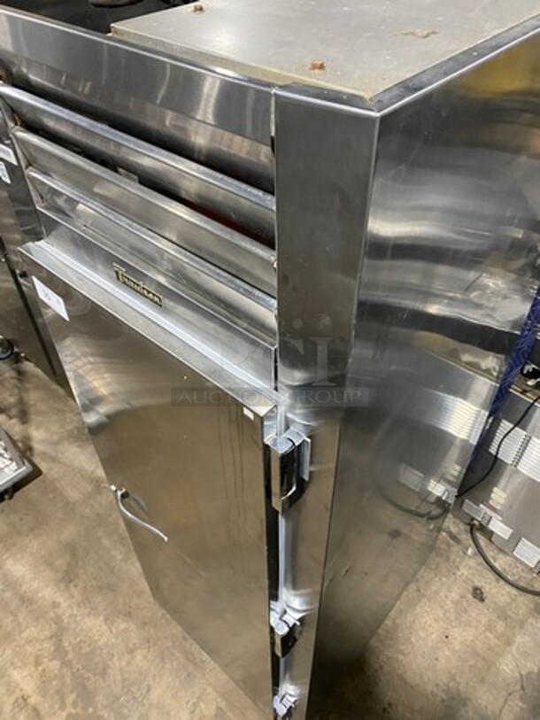 Traulsen Commercial Single Door Reach In Cooler! With Built In Pan Rack! All Stainless Steel! On Legs! - Image 10 of 10