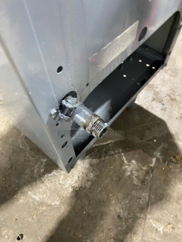 Frymaster Commercial Natural Gas Powered Deep Fat Fryer! All Stainless Steel! On Legs! WORKING WHEN REMOVED! Model: GF14SD SN: 0704FM0279! - Image 9 of 9