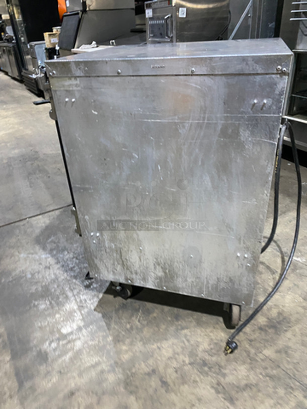 Carter Hoffmann Commercial Heated Holding Cabinet! Single View Through Door! Stainless Steel Body! On Casters! - Image 3 of 7