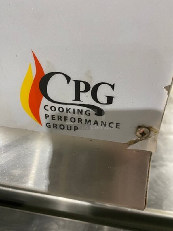 CPG Commercial Countertop Natural Gas Powered Char Broiler Grill! With Back And Side Splashes! All Stainless Steel! On Small Legs! - Image 9 of 11