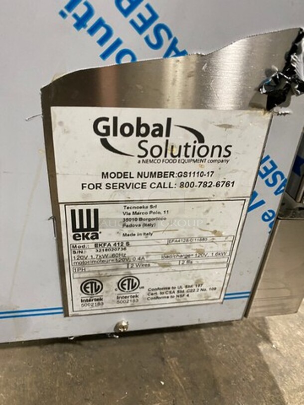 NEW! EKA Commercial Countertop Convection Oven! With View Through Door! With Metal Oven Racks! All Stainless Steel! Model: EKFA412S SN: 3218020736 120V 60HZ 1 Phase - Image 7 of 8