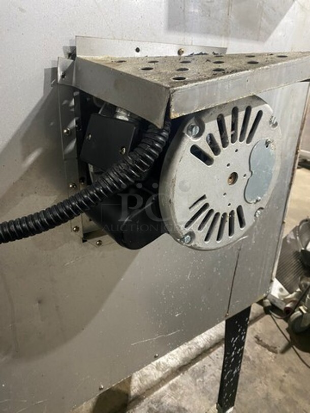 LATE MODEL! 2021 Serv Ware Commercial Natural Gas Powered Convection Oven! With View Through Doors! All Stainless Steel! On Legs with Casters! - Image 9 of 12