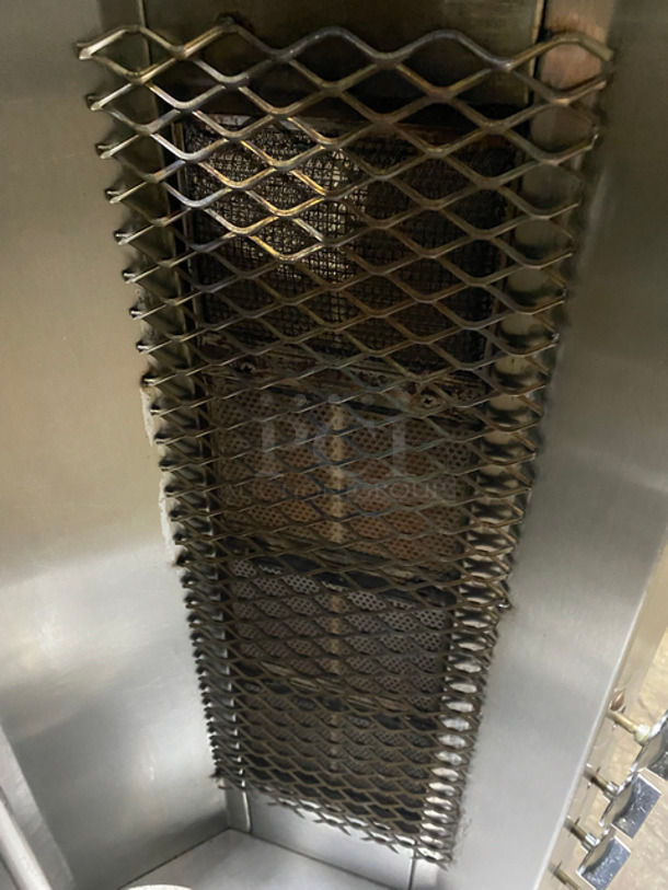 Attias Commercial Natural Gas Powered Countertop Gyro Machine! All Stainless Steel! - Image 6 of 10